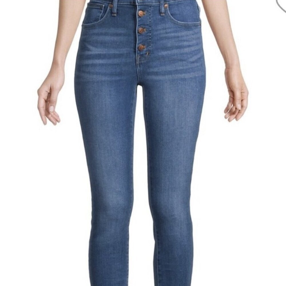 Madewell 9" Mid Rise Skinny Crop Jeans 27